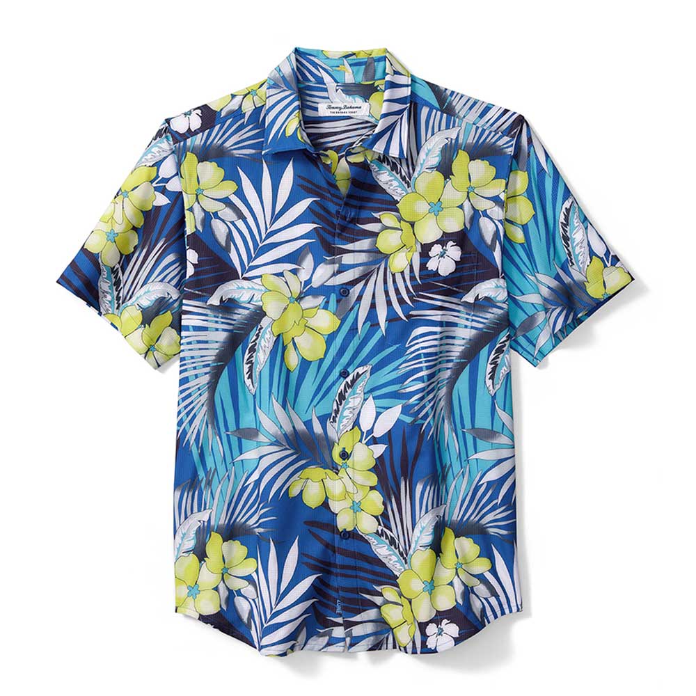 Tommy Bahama IslandZone Bahama Coast Jungle Royale Camp Shirt in Cobalt Sea  – Island Trends