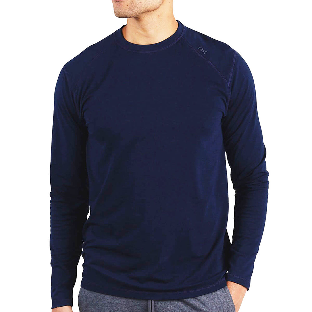 Tasc Carrollton Long Sleeve T-Shirt in Classic Navy – Island Trends