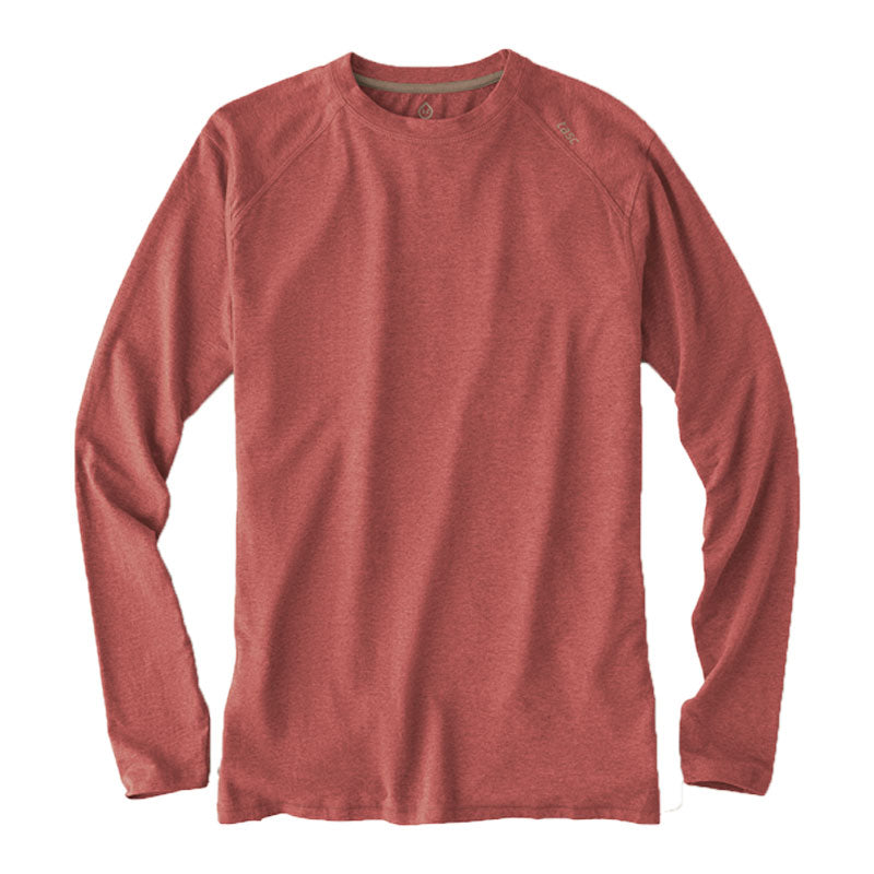 Tasc Carrollton Long Sleeve T-Shirt - Earth Red Heather