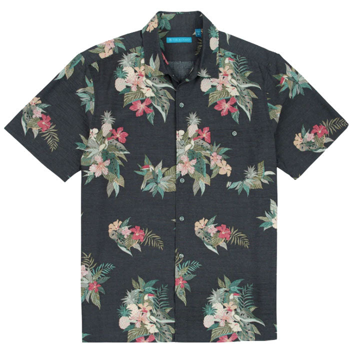 Tori Richard Two Can Play Camp Shirt - Black