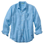 Tommy Bahama Sea Glass Breezer Long Sleeve Linen Shirt - Blue Yonder*
