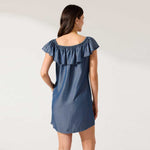 Tommy Bahama Chambray Off Shoulder Dress Cover Up - Chambray*