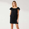Tommy Bahama St. Lucia Off The Shoulder Ruffle Dress Cover Up - Black*