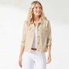 Tommy Bahama Women's Two Palms Raw Edge Jacket - Natural