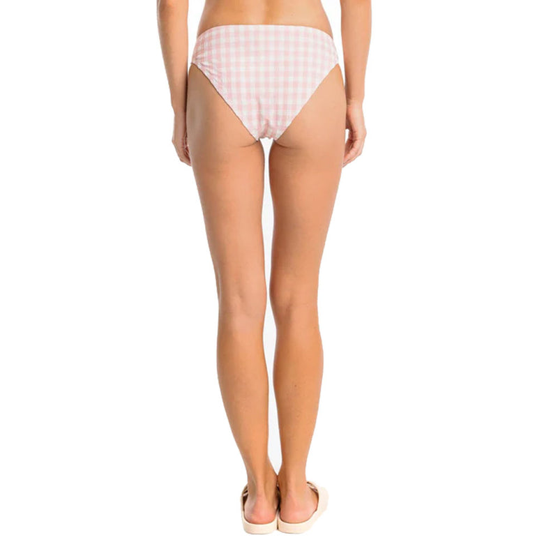 Southern Tide Womens Gingham Bikini Bottom - Quartz Pink