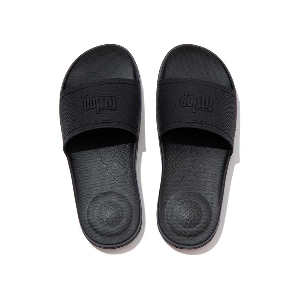 Amazon.com | FitFlop Kids' Iqushion Kids Junior Ergonomic Back-Strap Sandals  Black 1 | Sandals