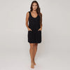 J Valdi Kira Jersey Deep Pocket Dress Cover Up - Black