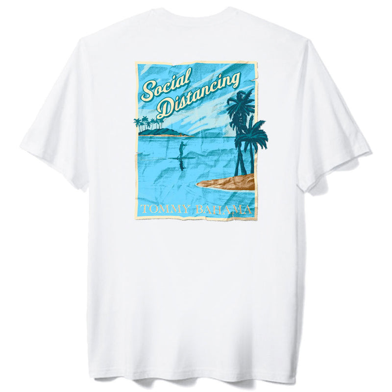 Tommy Bahama Social Distancing T-Shirt - White